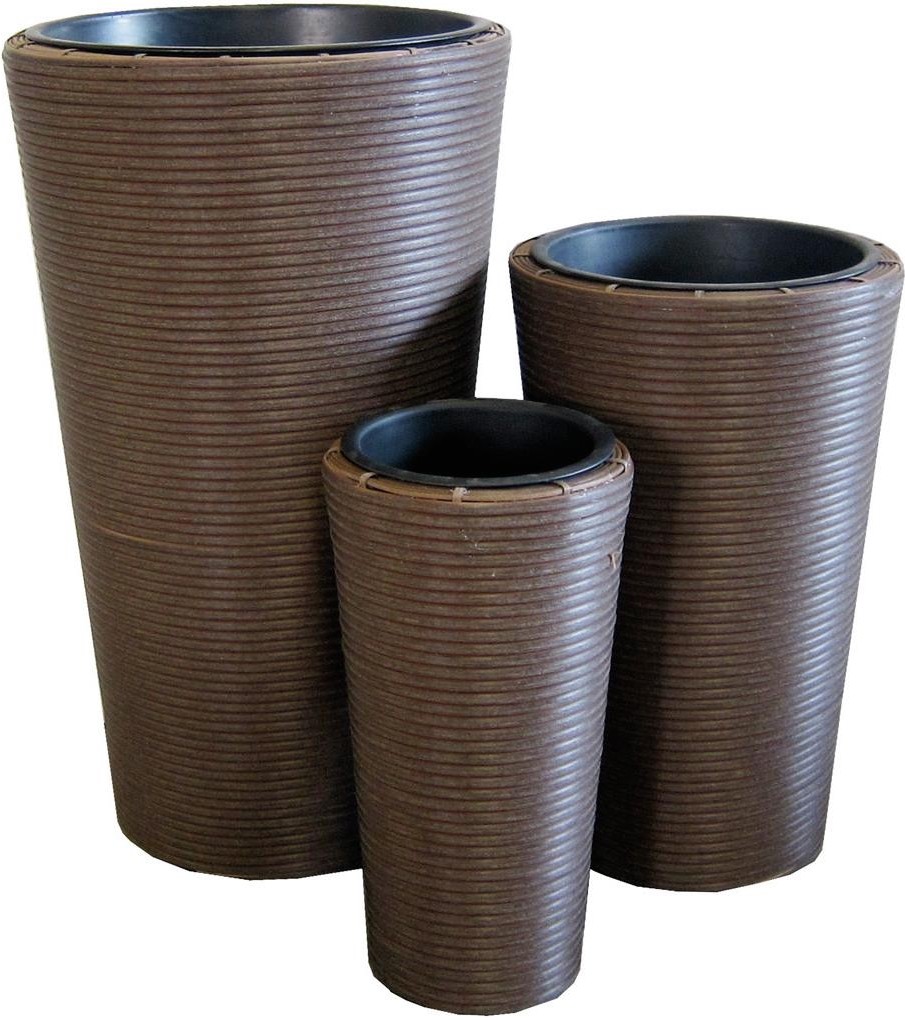 Europalms Dekotopf-Set "INDIA" 74/54/44cm