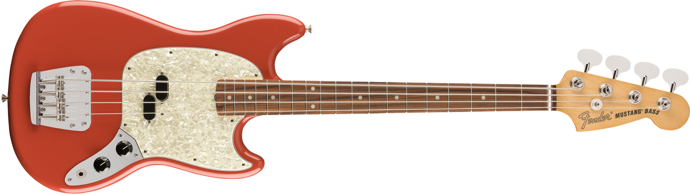 Fender Vintera 60s Mustang Bass Fiesta Red