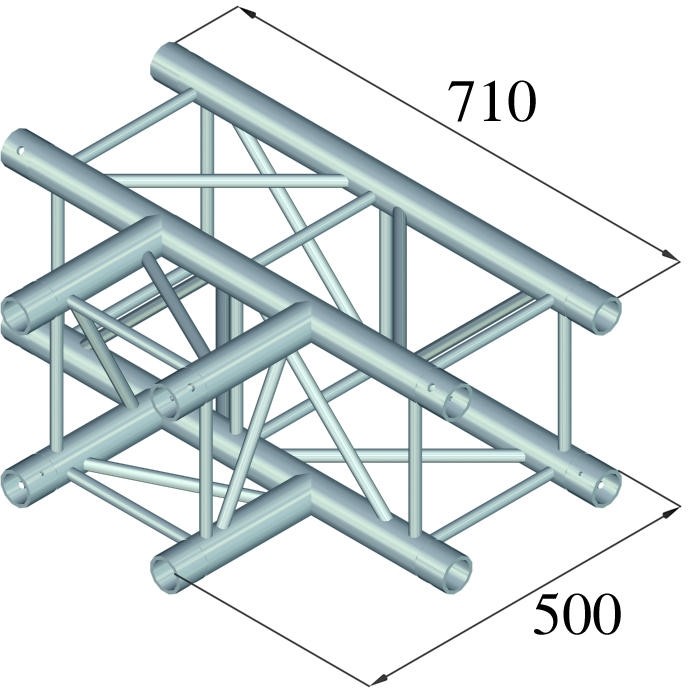 Alutruss QUADLOCK 6082T-35 3-Wege-T-Stück – Bild 2