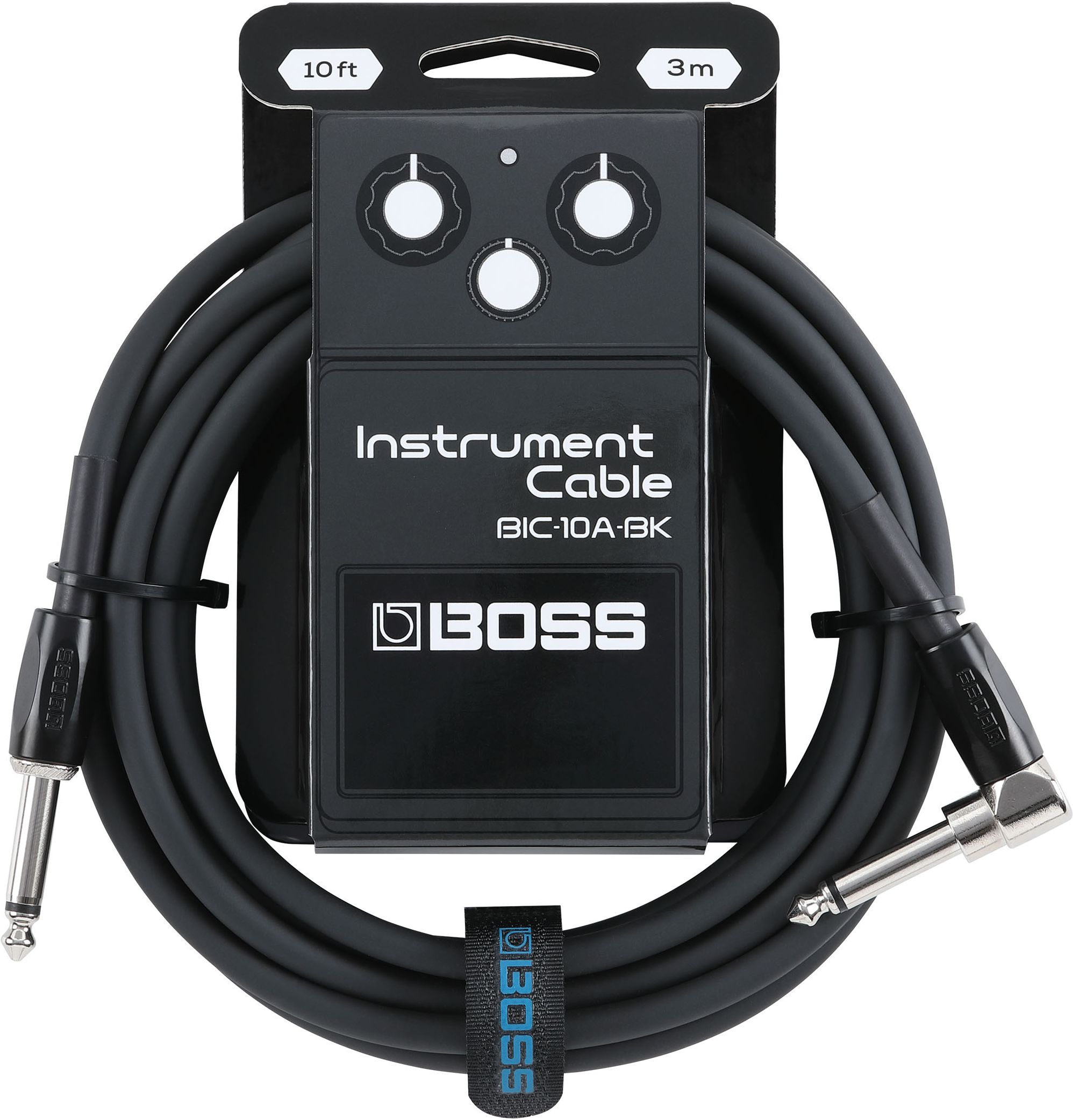 Boss Kabel BIC-10A-BK winkel/gerade Black 3m