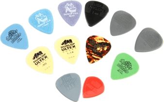 Dunlop Variety Pack Plektren medium und heavy 2 Player's 12er Pack – Bild 3