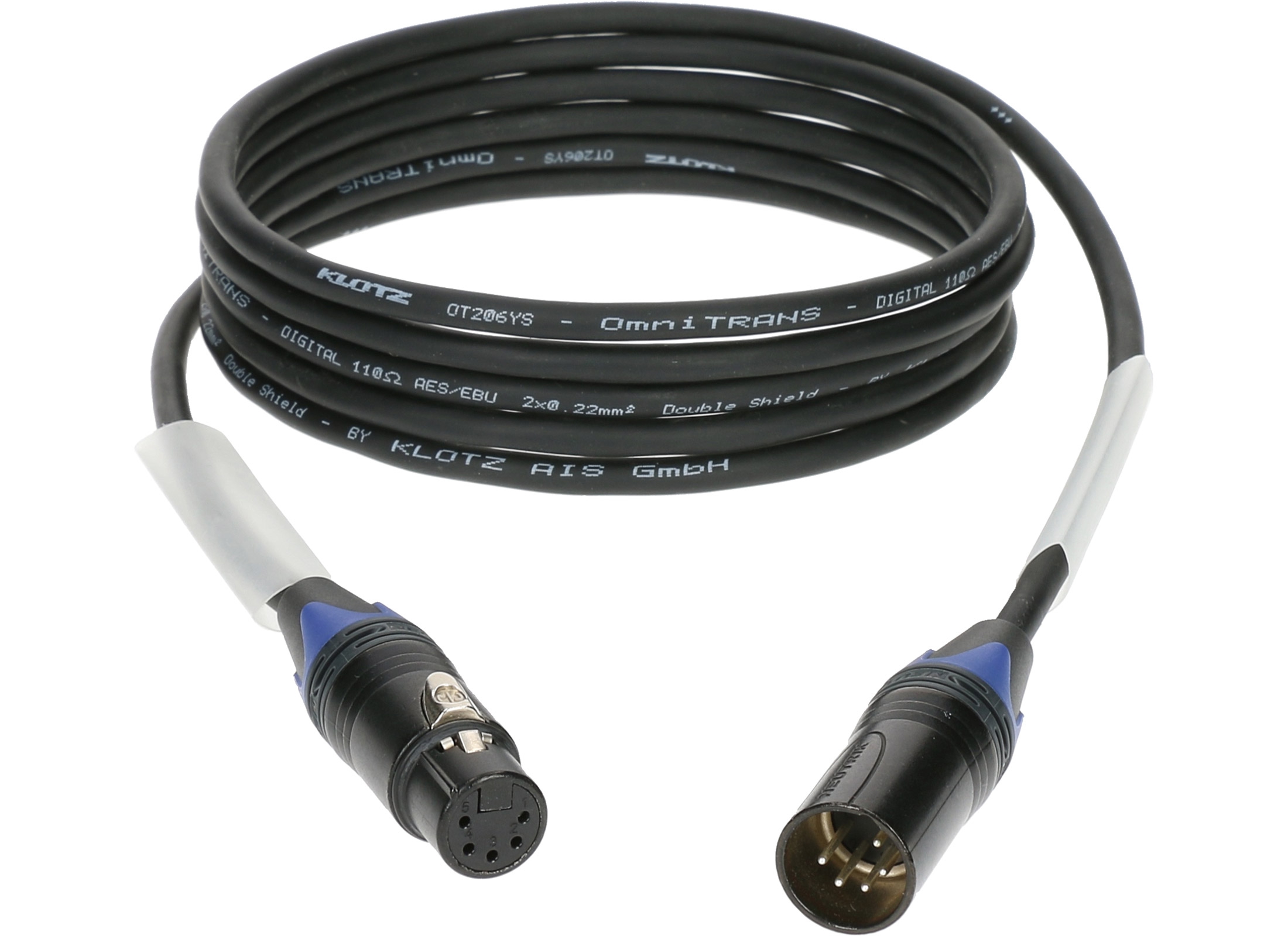 Klotz DMX5N2YS0300 DMX-Kabel 3m
