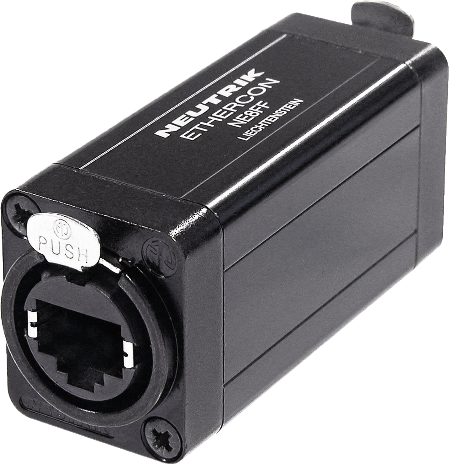 NE8FF
Neutrik NE8FF etherCON RJ45 feed-through coupling for cable extensions NE8FF
Neutrik NE8FF etherCON RJ45 feed-through coupling for cable extensions