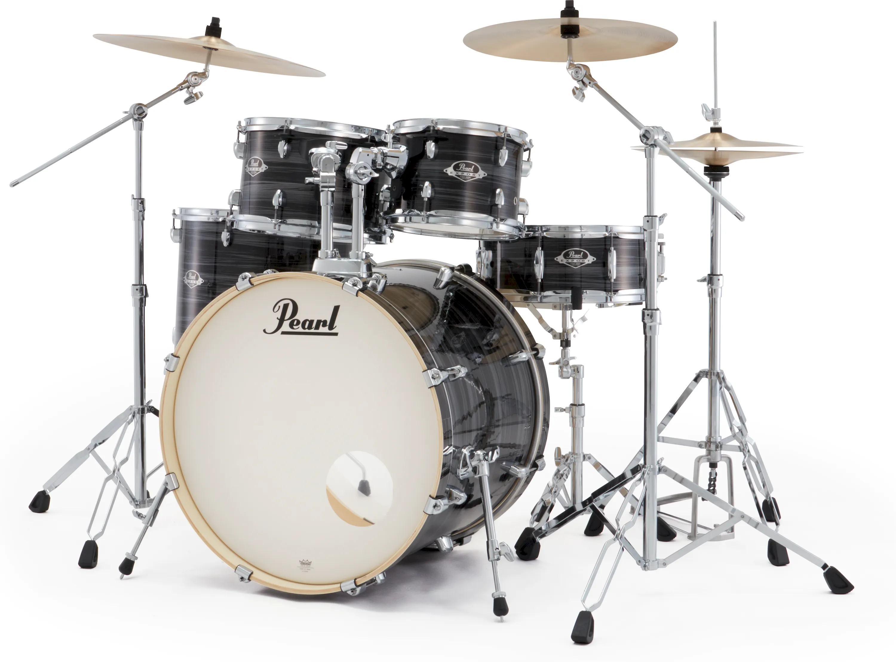 Pearl EXX725SNBR/C778 Export Drumset Graphite Silver Twist/Sabian PX