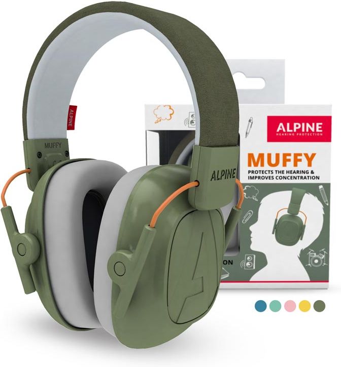 Alpine Muffy Kids Kapselgehörschutz Green Alpine Muffy Kids Kapselgehörschutz Green