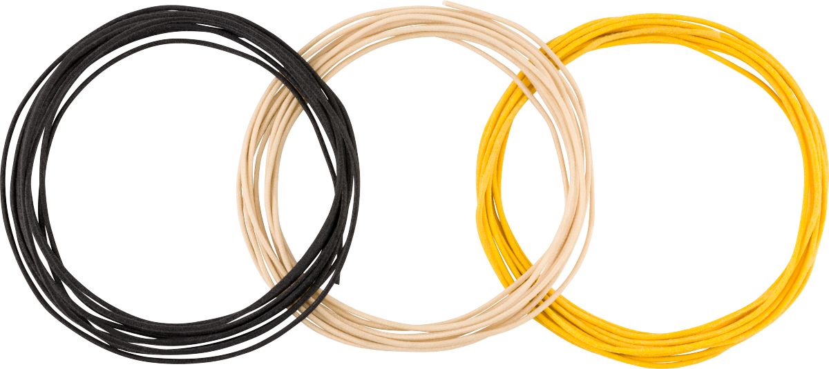 Fender Pure Vintage Cloth Wire Black, White, Yellow, 3m – Bild 2