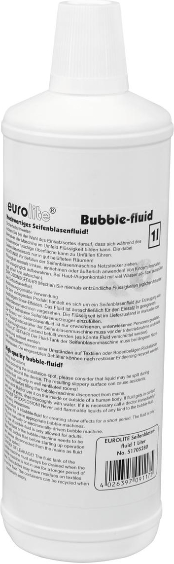 Bubble fluid 1 litre Bubble fluid 1 litre