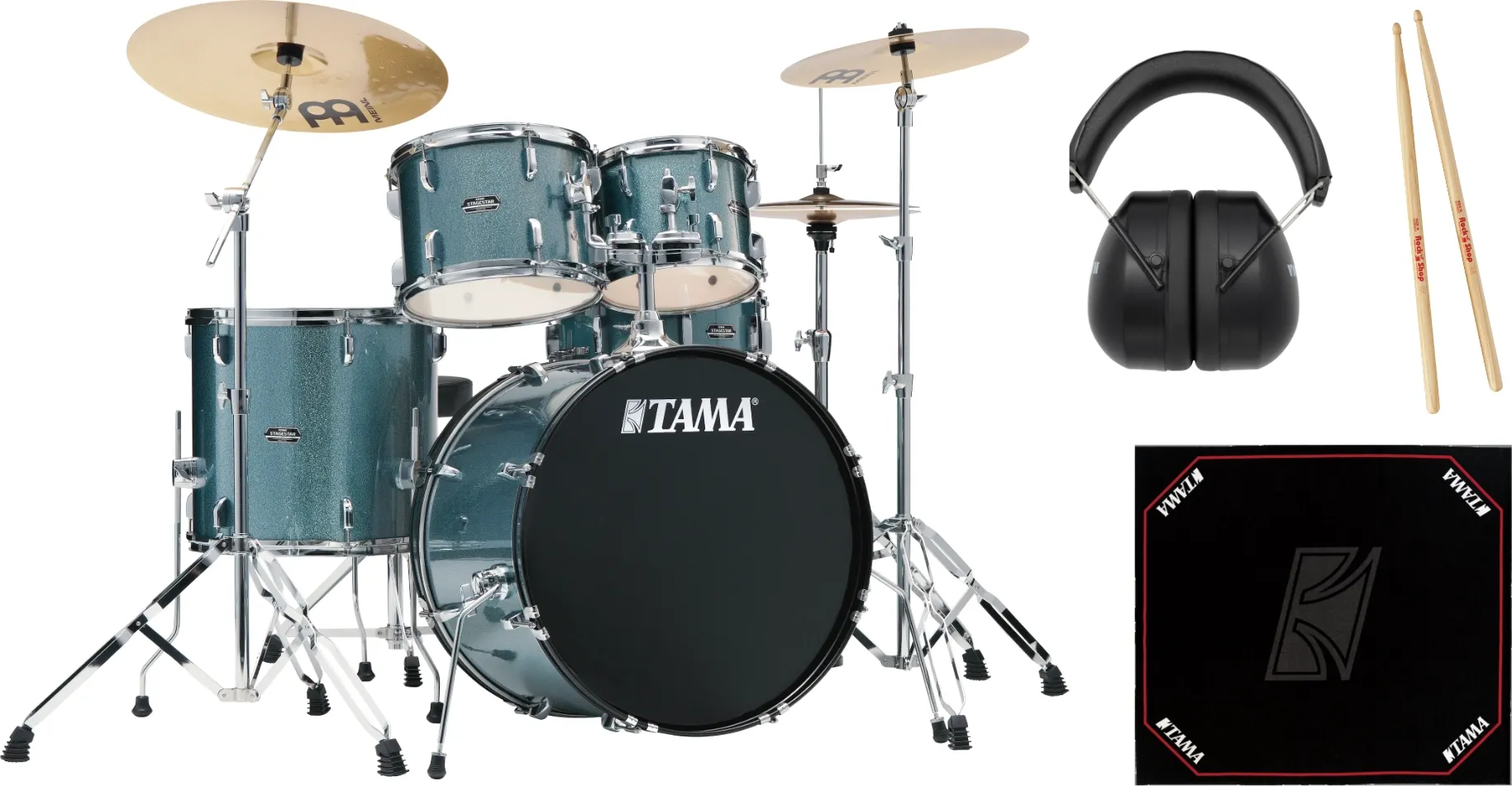 Tama Stagestar Bundle - Sea Blue Mist 22"
