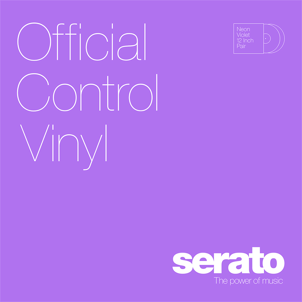 Serato 2x12“ Neon violet Control Vinyl – Bild 2
