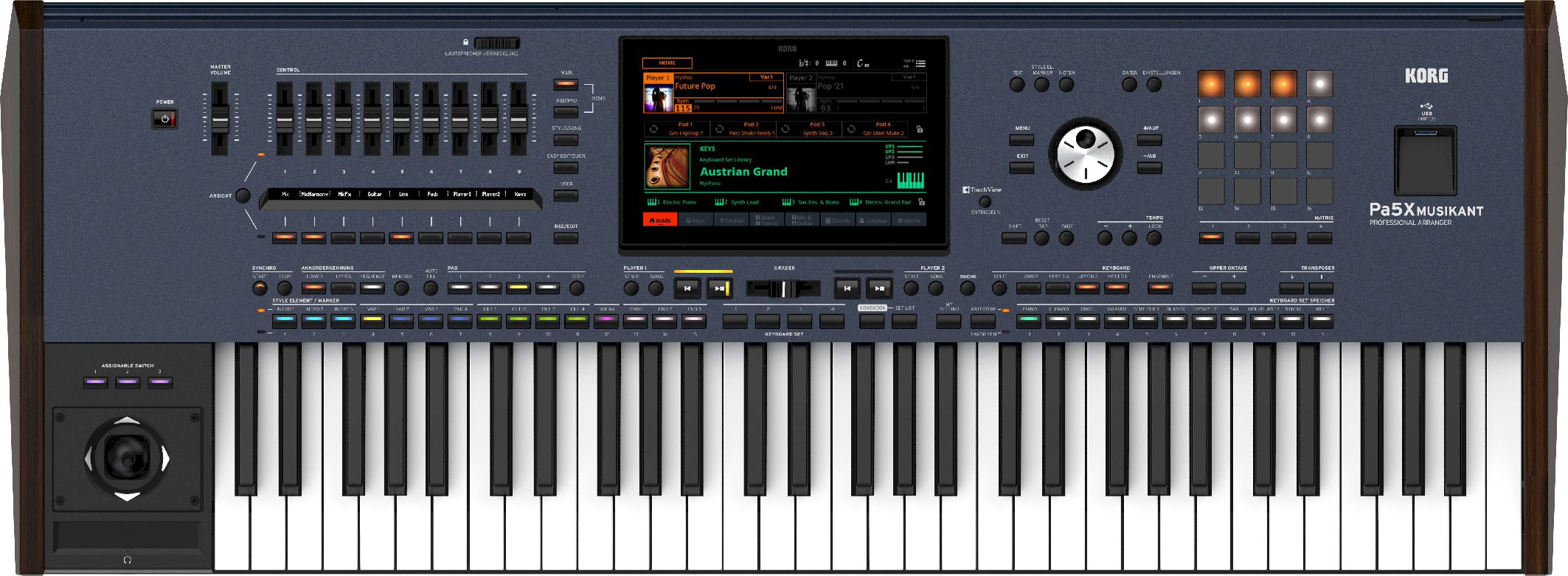 Korg PA5x 61 Musician Entertainer Keyboard Korg PA5x 61 Musician Entertainer Keyboard