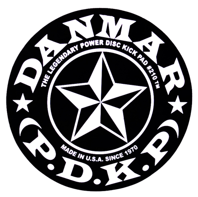 Danmar 210STR Bass Drum Kick Pad "Stars" Single Pedal Danmar 210STR Bass Drum Kick Pad "Stars" Single Pedal