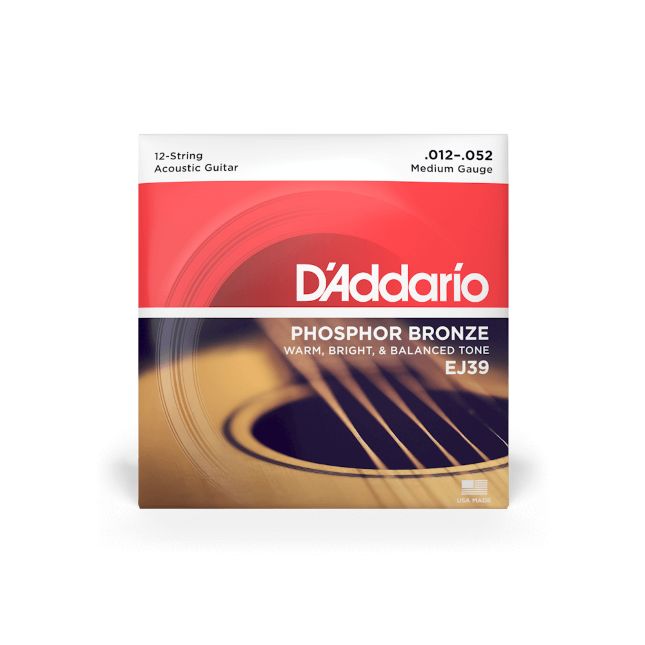 D Addario EJ 38 010-047 Phosphor Bronze 12-String