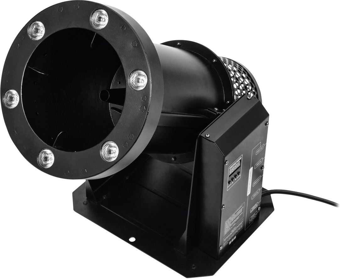 Eurolite LED Confetti Storm DMX-Konfettikanone mit LED-Beleuchtung und Funkfernbedienung