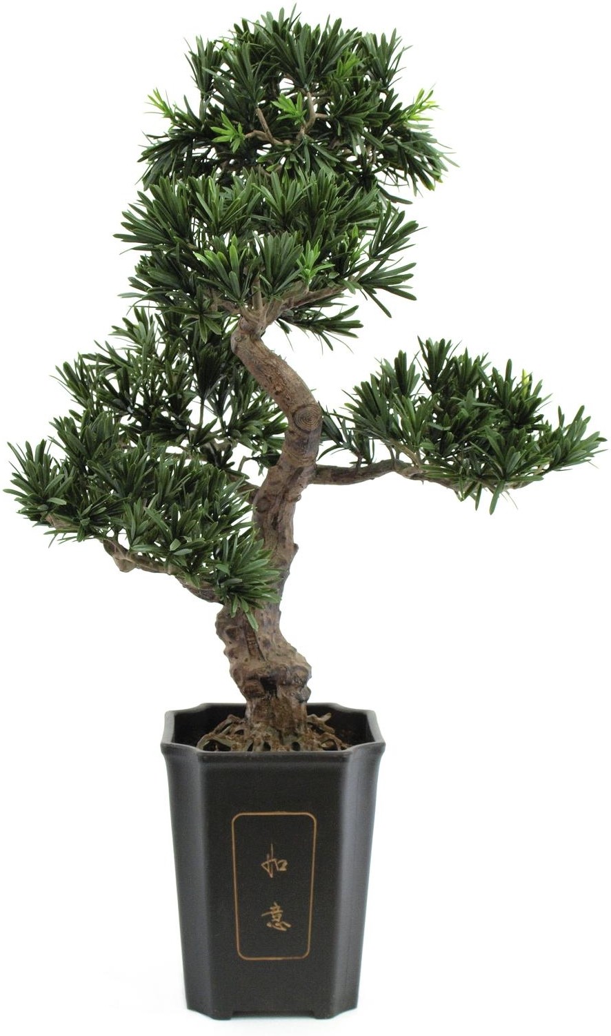 Europalms Bonsai Podocarpus, Kunstpflanze, 80cm