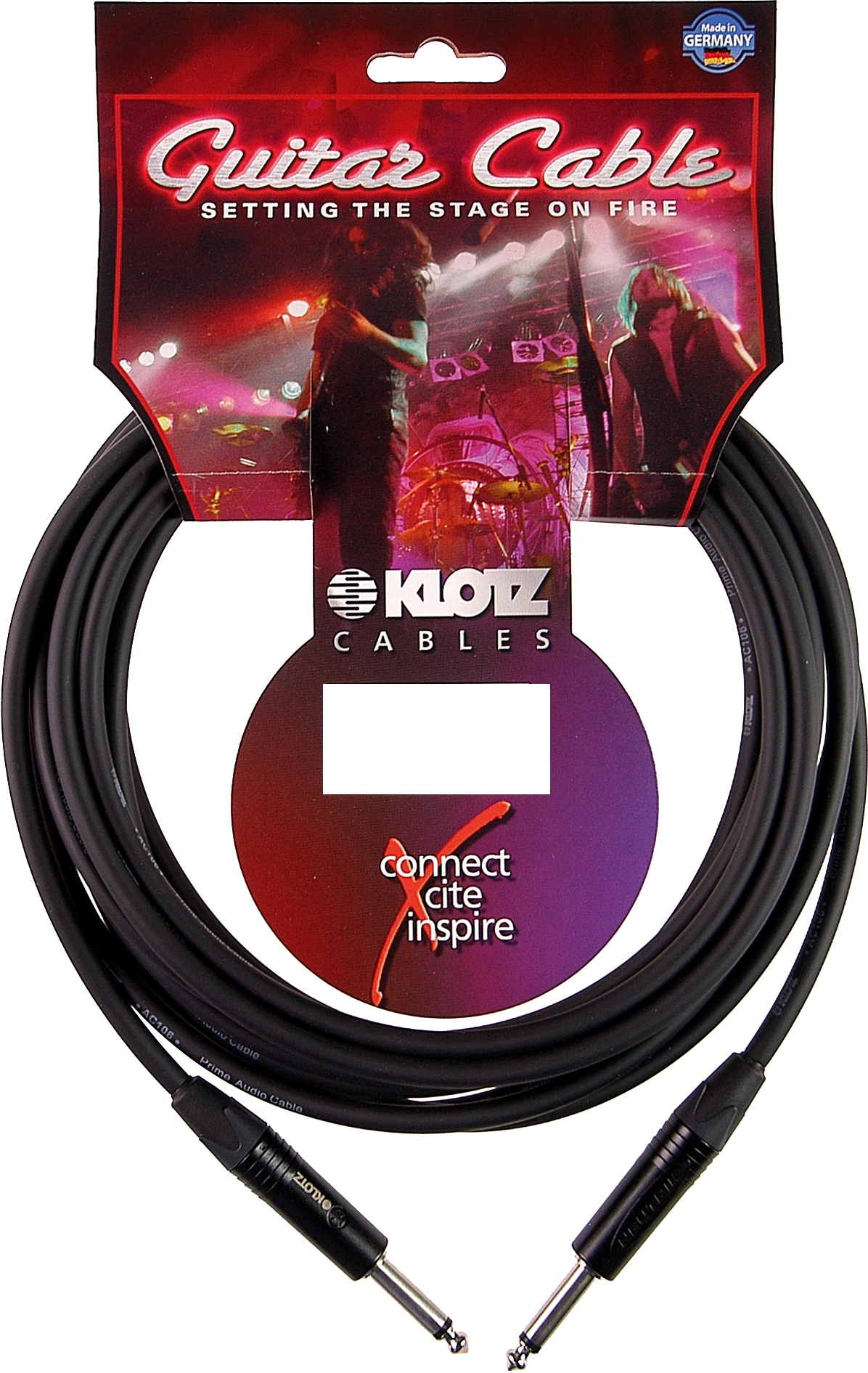 Klotz IKN 06PP 6m Instrumentenkabel Neutrik