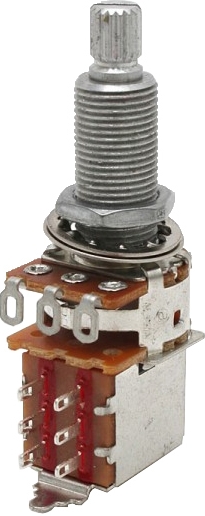 Göldo Poti 500 kOhm A Logarithmisch Push/Pull extra lang