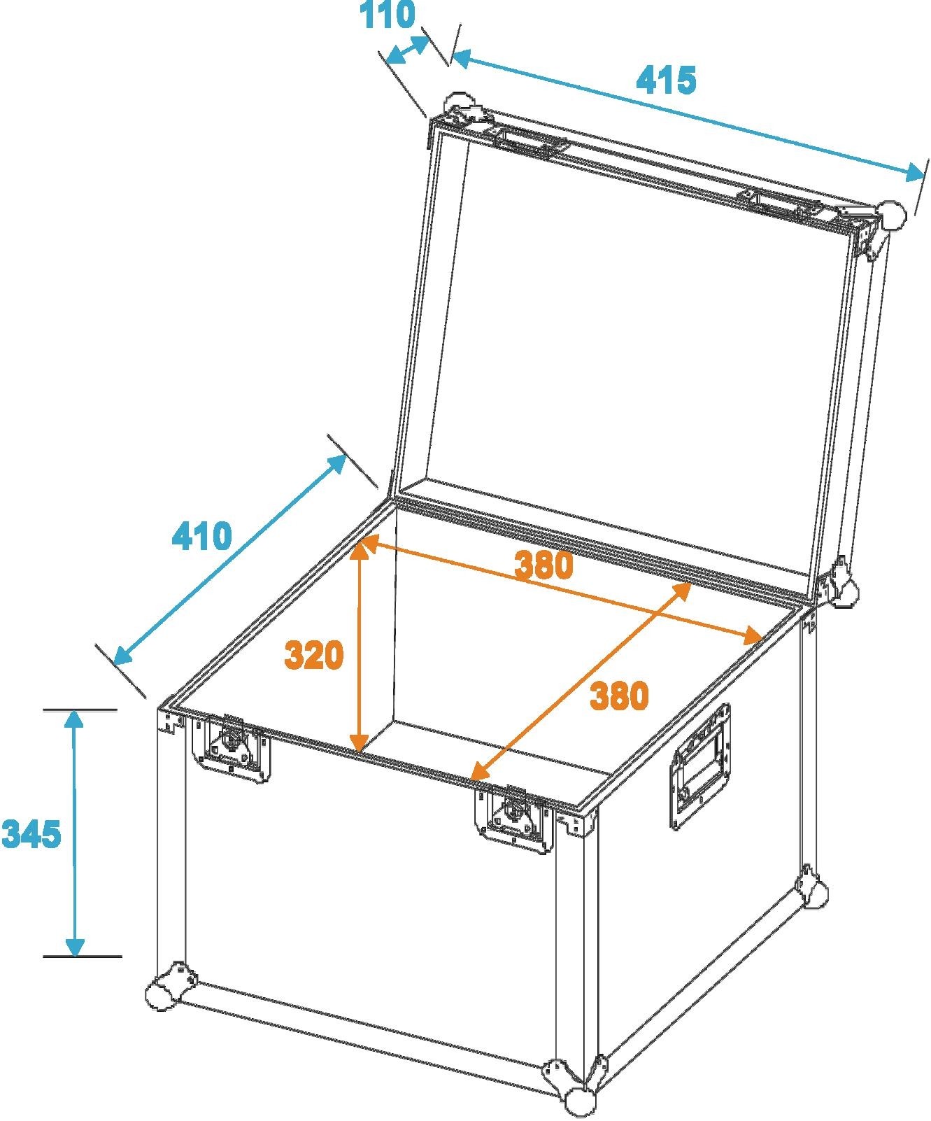 ROADINGER Universal-Transport-Case 40x40cm – Bild 2