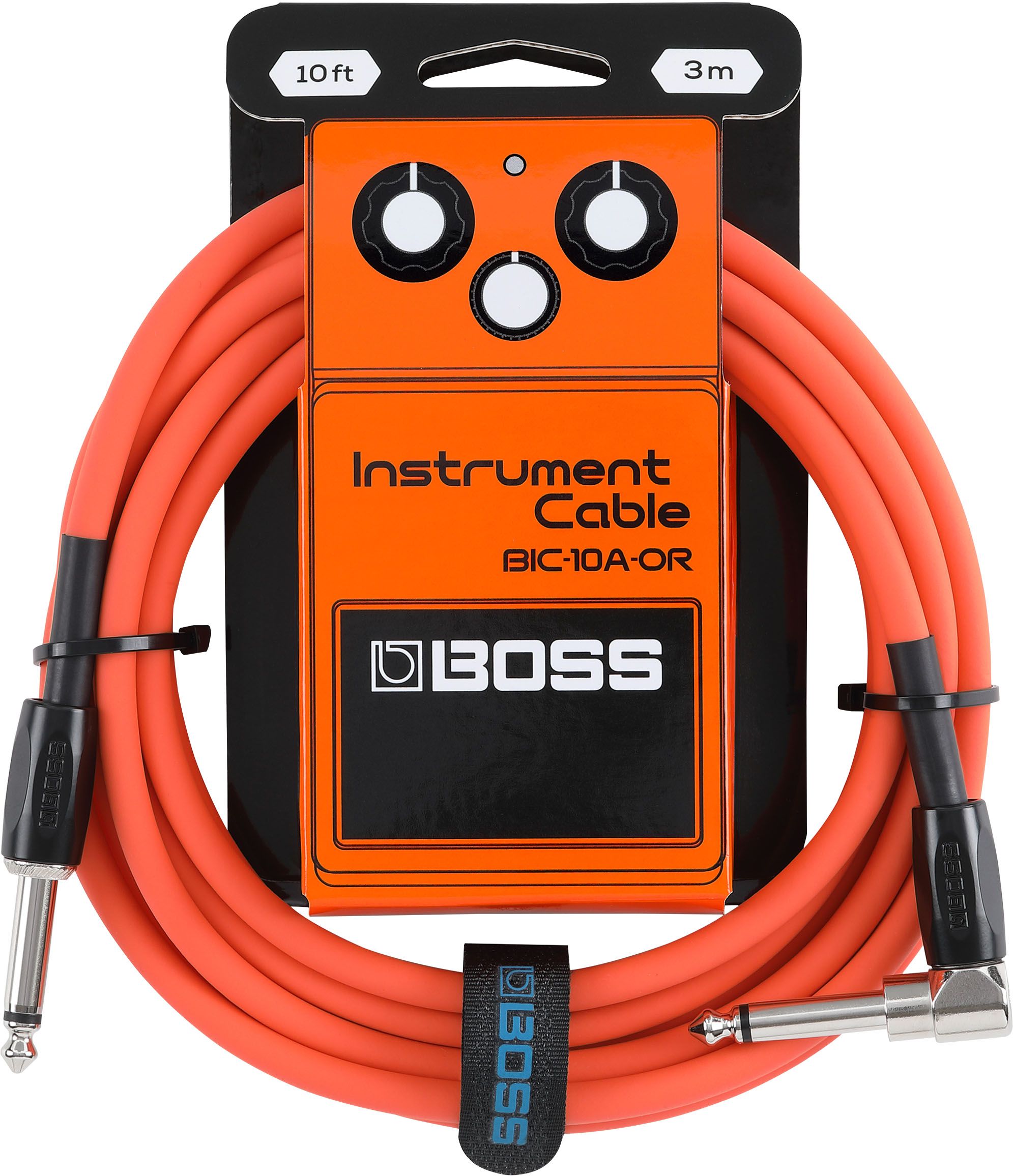 Boss Kabel BIC-10A-OR winkel/gerade Orange 3m