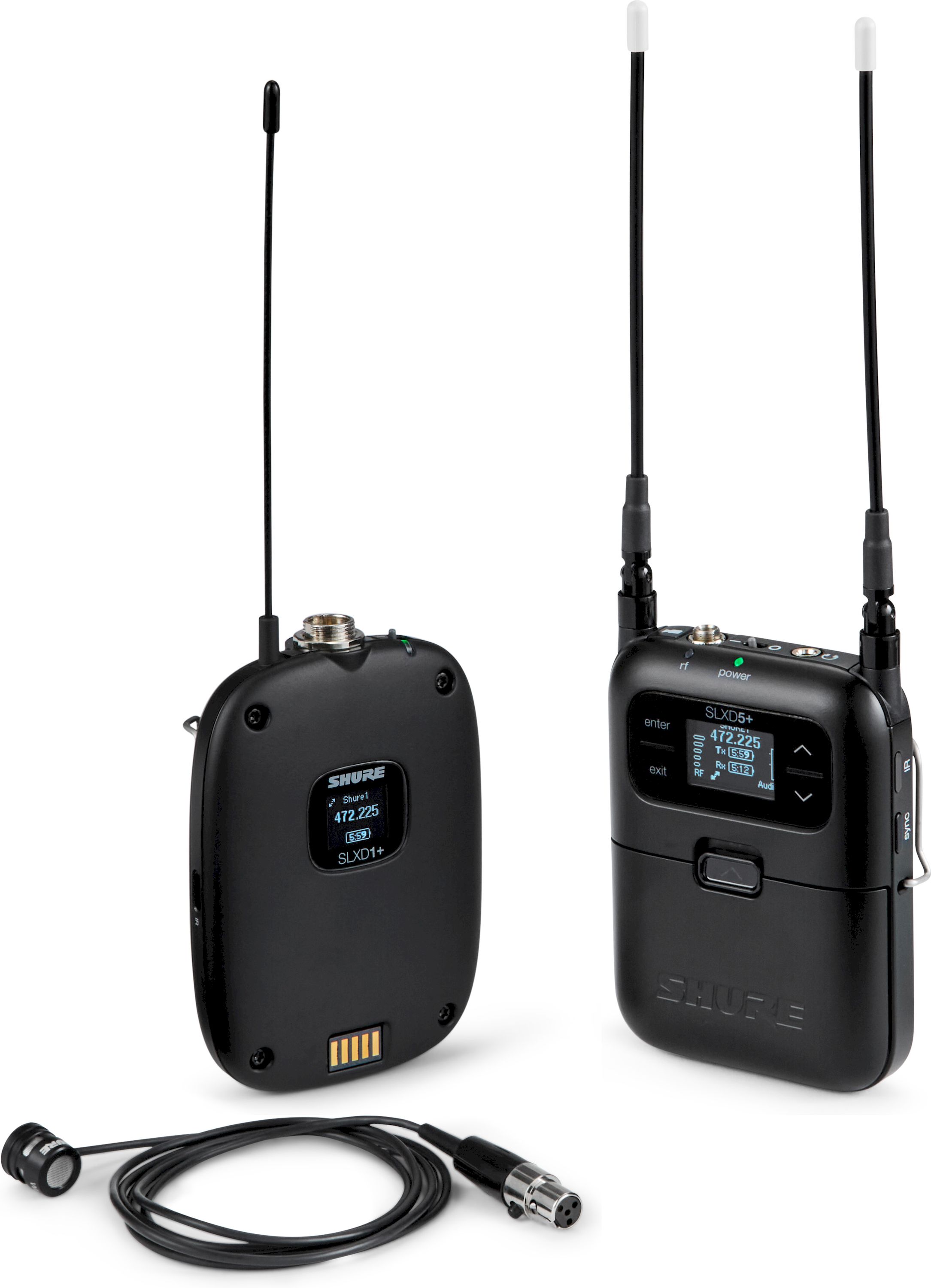 Shure SLXD15+ ENG-Lavaliersystem,WL185M, S50