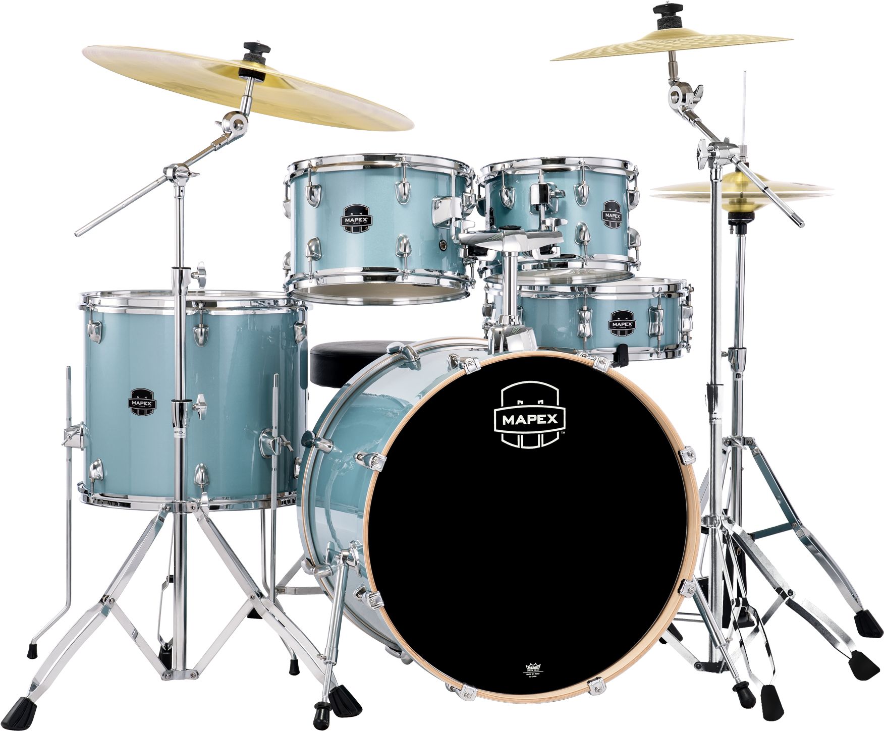 Mapex MXVE5295FTZVJ Venus Stage Set - Aqua Blue Sparkle