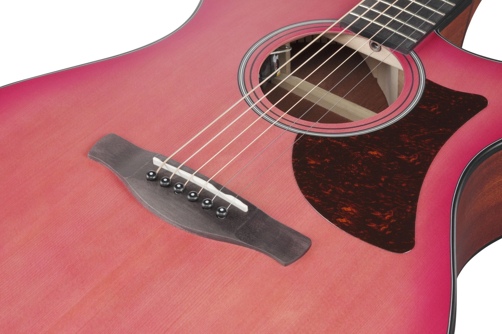 Ibanez AAM50CE-CRO Advanced Acoustic Coral Red Burst – Bild 11