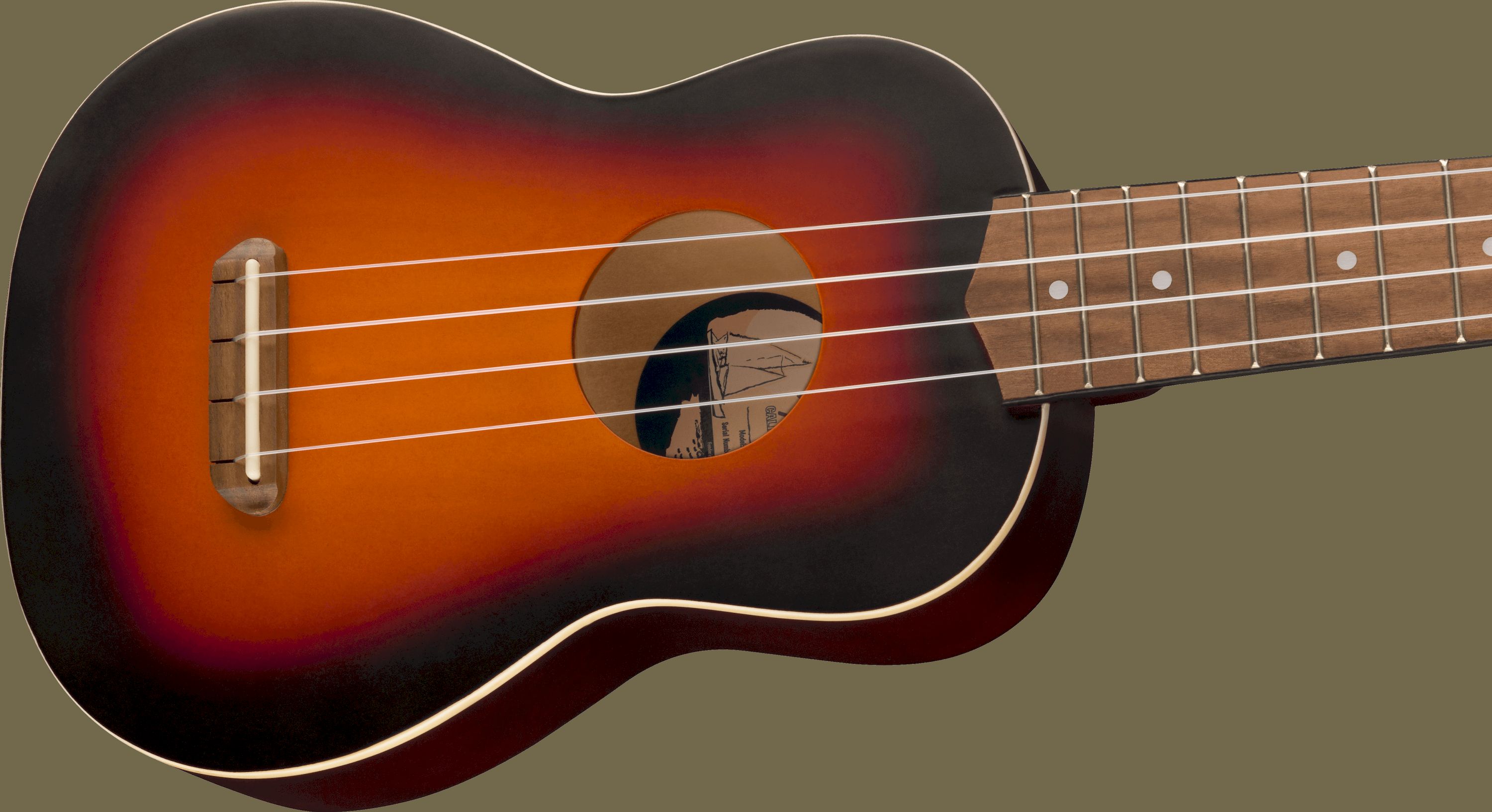 Fender Venice Soprano Ukulele 2-Color Sunburst – Bild 3