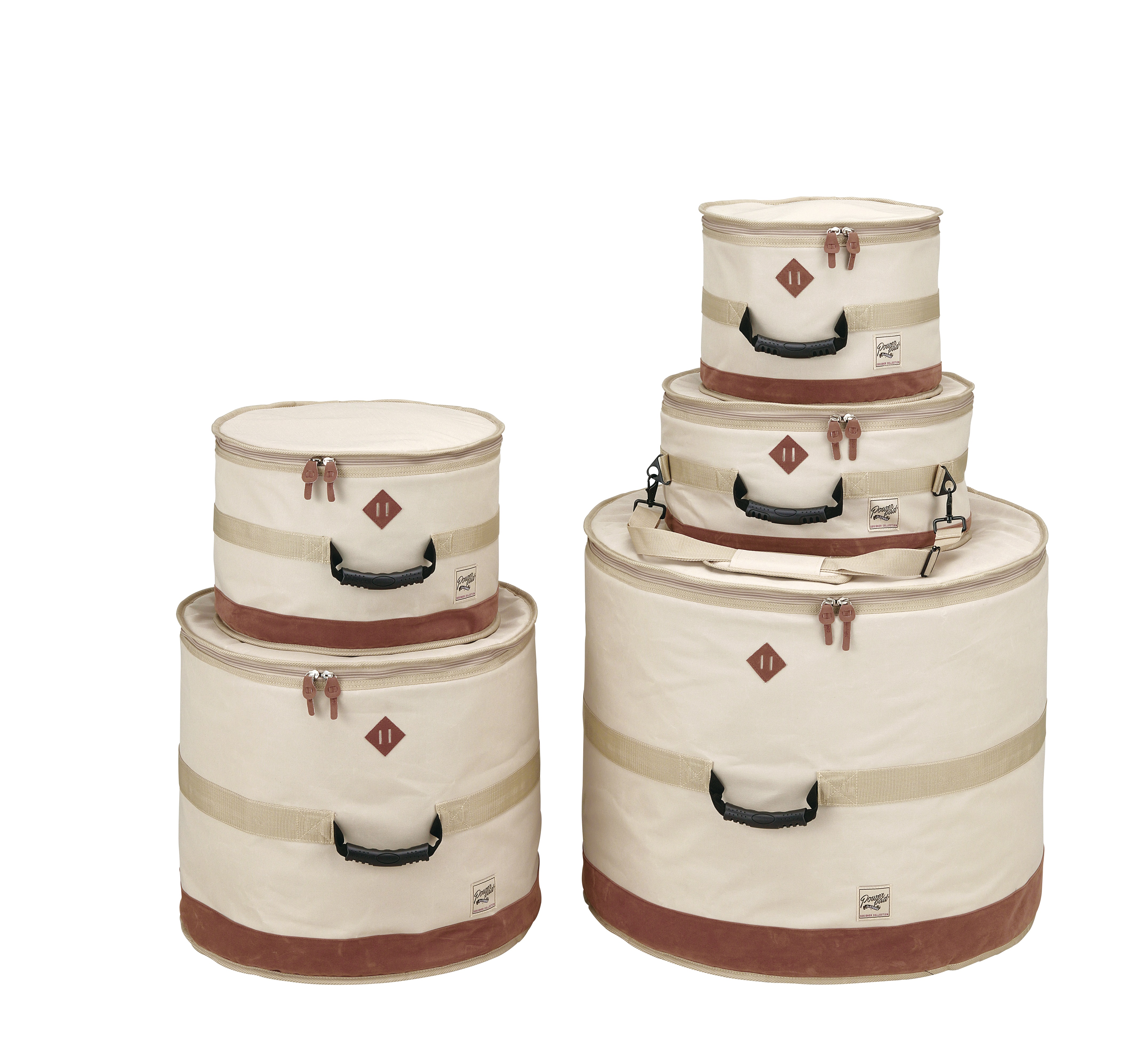 Tama Powerpad Designer Drum Bag Set Beige Tama Powerpad Designer Drum Bag Set Beige