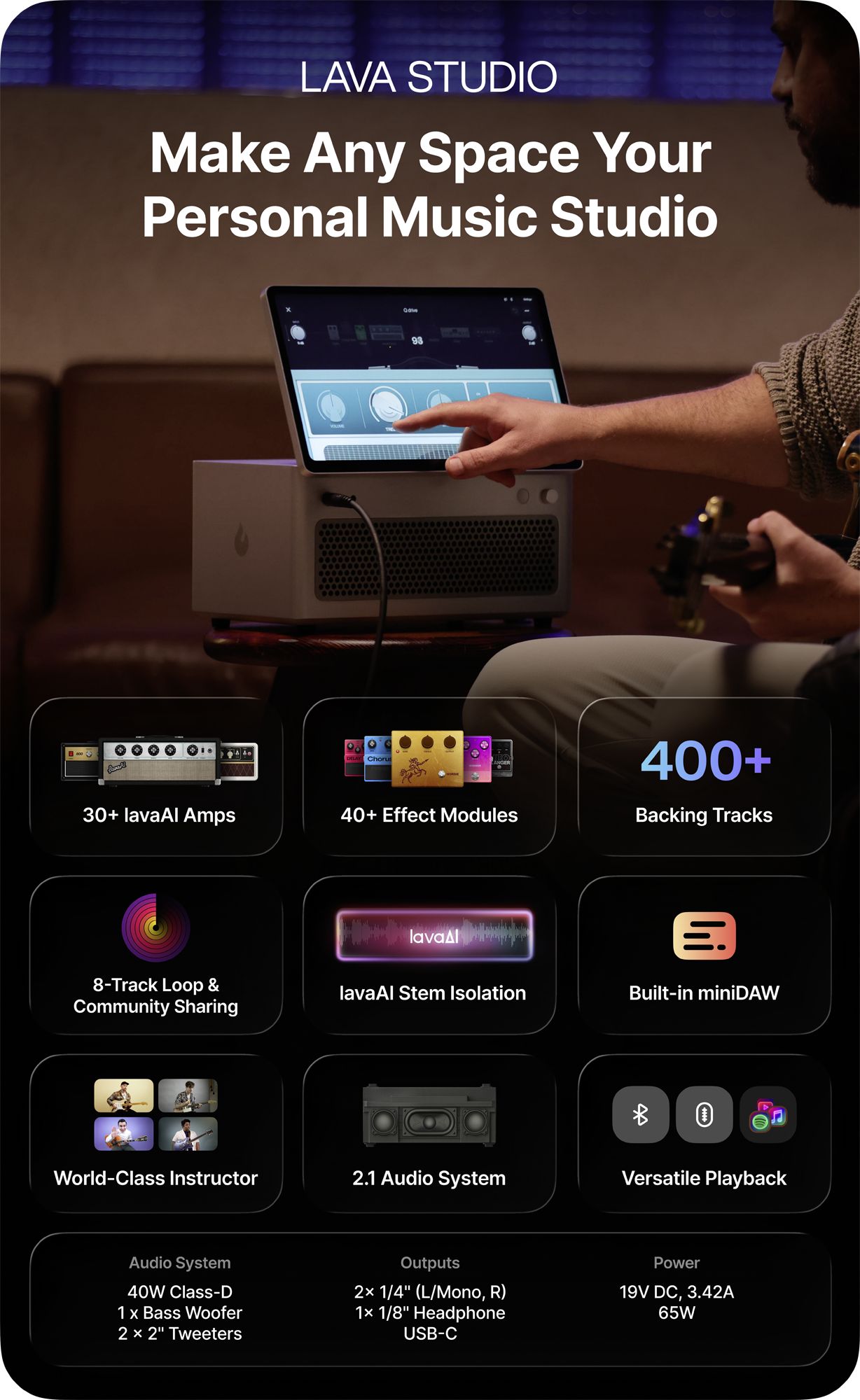 LAVA Studio Desktop KI Amp Silver – Bild 6