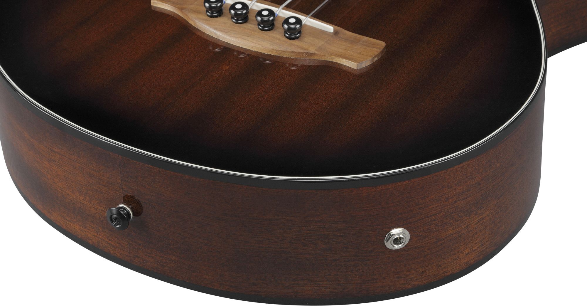 Ibanez AEGB24FE-MHS Fretless Mahogany Sunburst – Bild 7