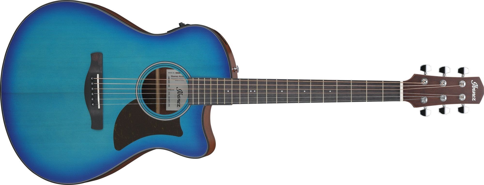 Ibanez AAM50CE-SBO Advanced Acoustic Sapphire Blue Burst 