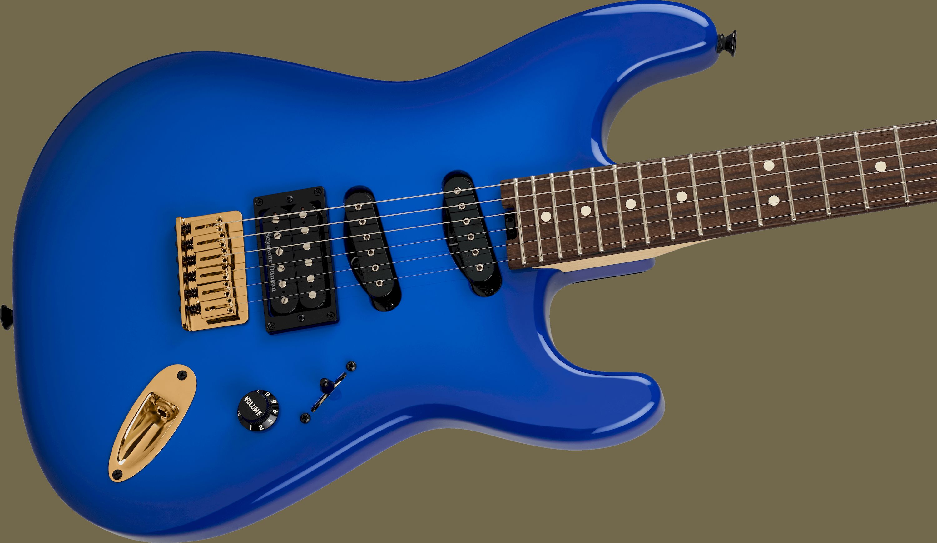Charvel Jake E Lee Signature Pro-Mod San-Dimas HSS HT Blue Burst – Bild 3