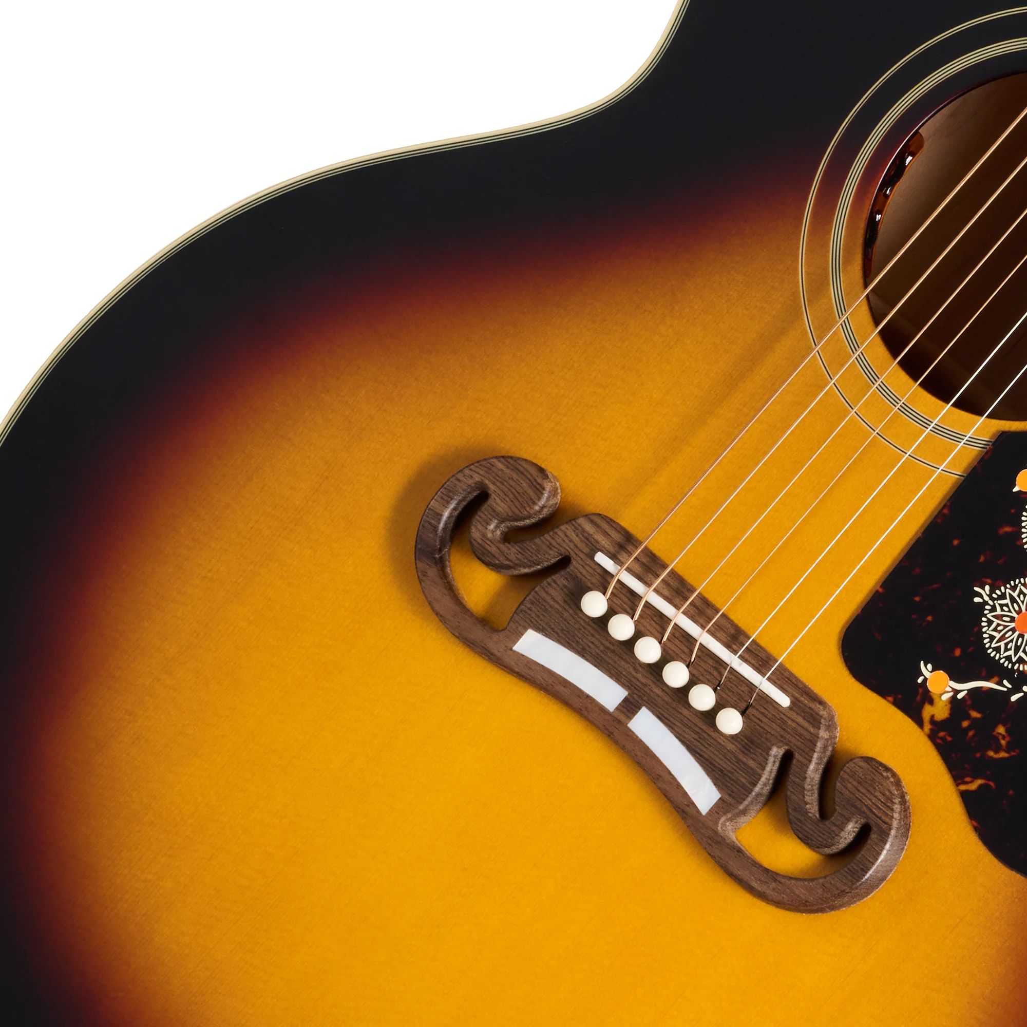 Epiphone 1957 SJ-200 Vintage Sunburst  – Bild 5