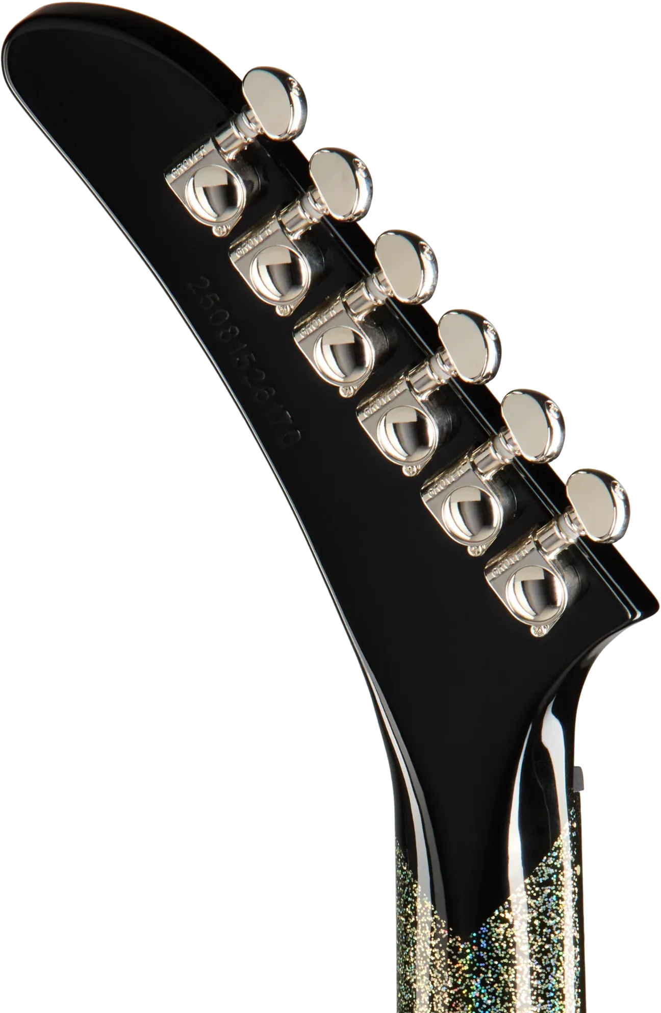 Epiphone Explorer Custom Lzzy Hale Black Diamond Holographic Sparkle – Bild 8