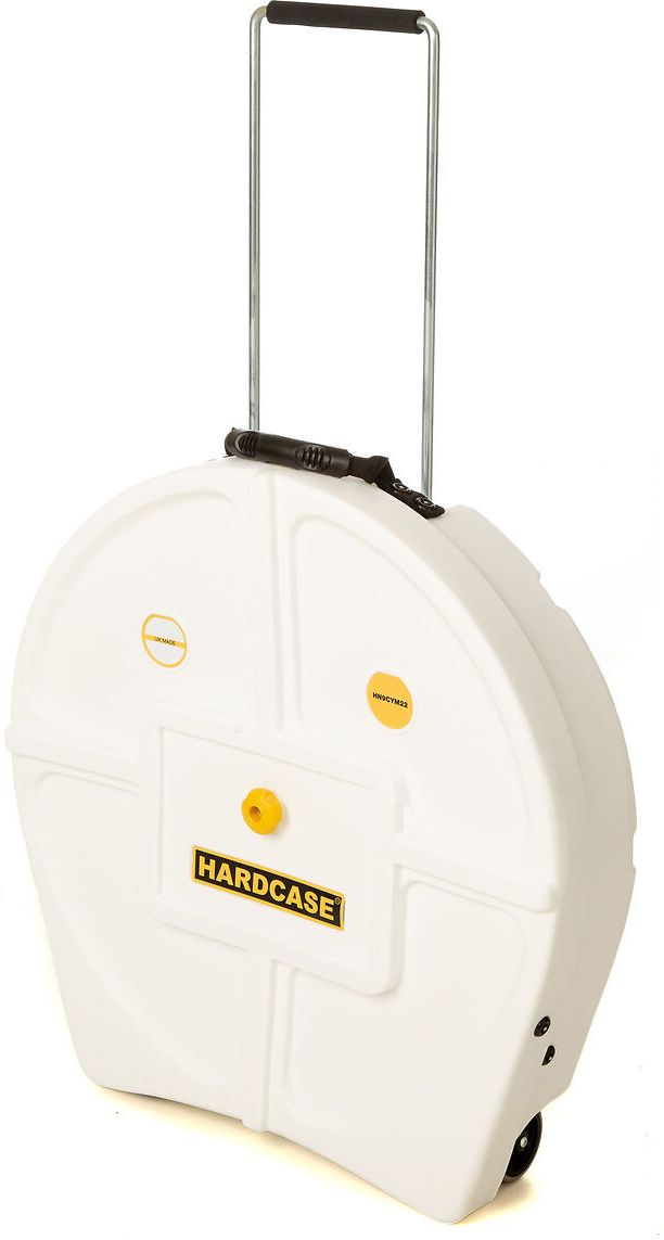 Hardcase HNP9CYM22-W Cymbal Case Trolley für 9 Becken bis 22" - White Hardcase HNP9CYM22-W Cymbal Case Trolley für 9 Becken bis 22" - White