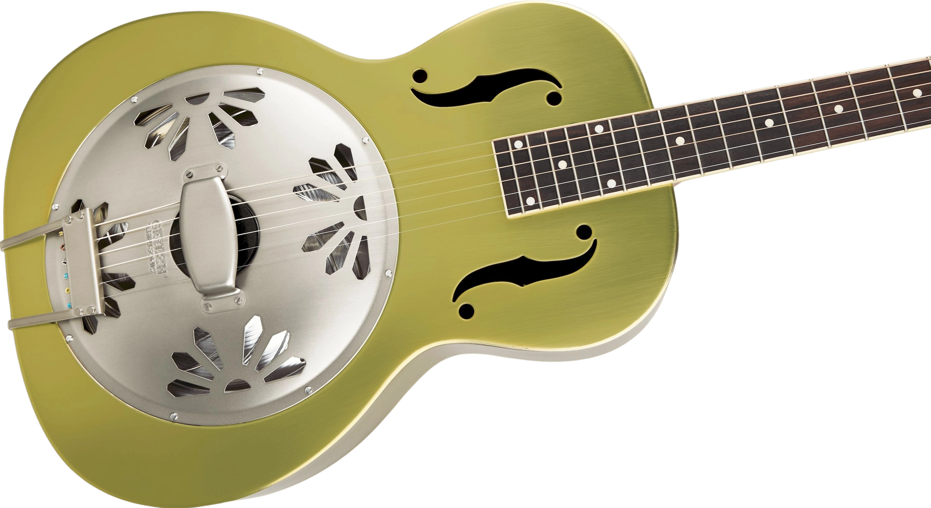 Gretsch G9202 Honey Dipper Round-Neck Resonator Guitar Bell Bronze – Bild 4
