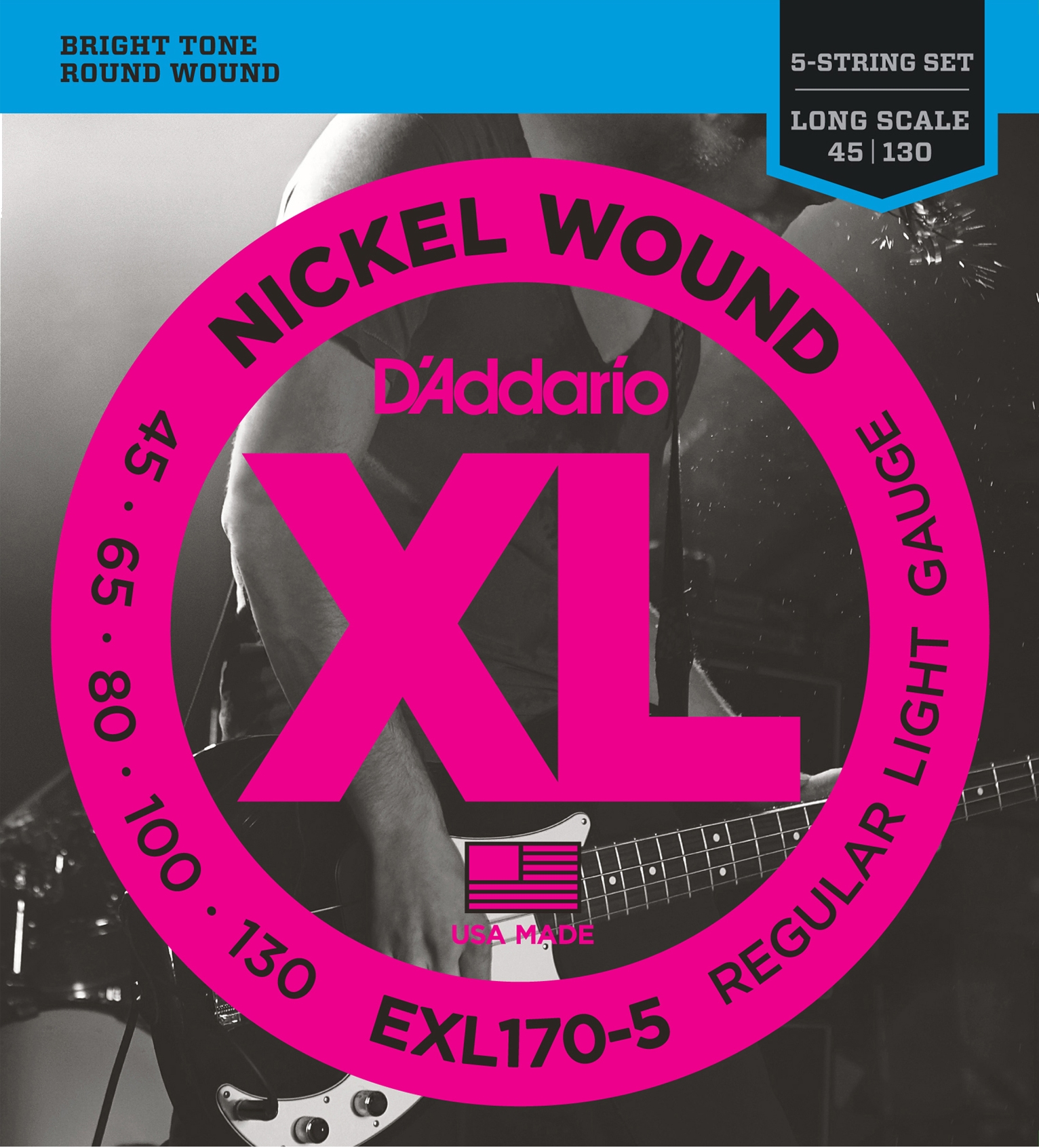 D Addario EXL 170-5 045-130 Light 5-String