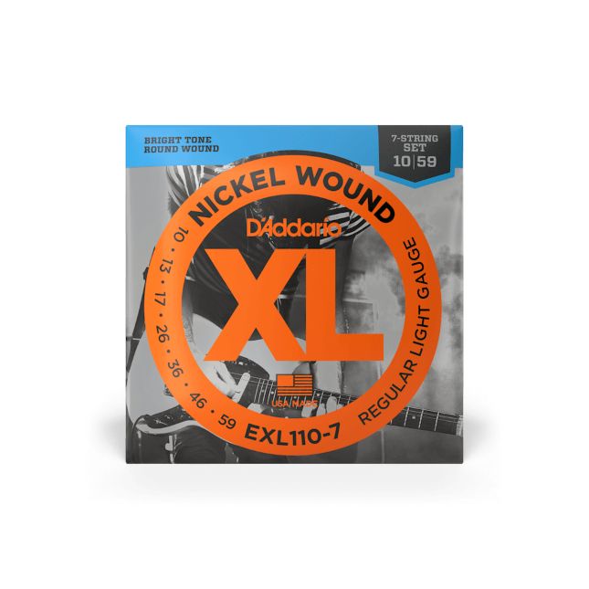D Addario EXL 110-7 010-059 Regular Light 7-String D Addario EXL 110-7 010-059 Regular Light 7-String