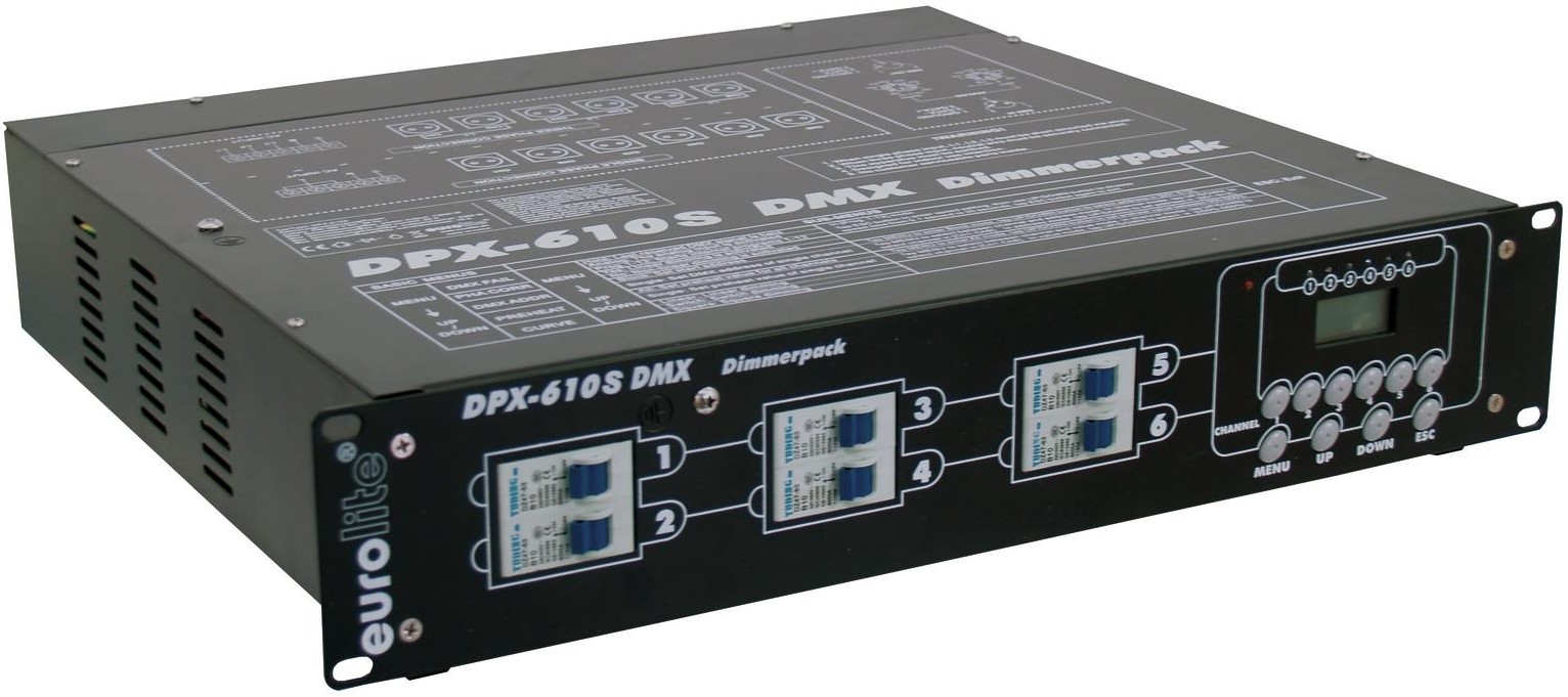 Eurolite DPX-610 S DMX 19" Dimmerpack