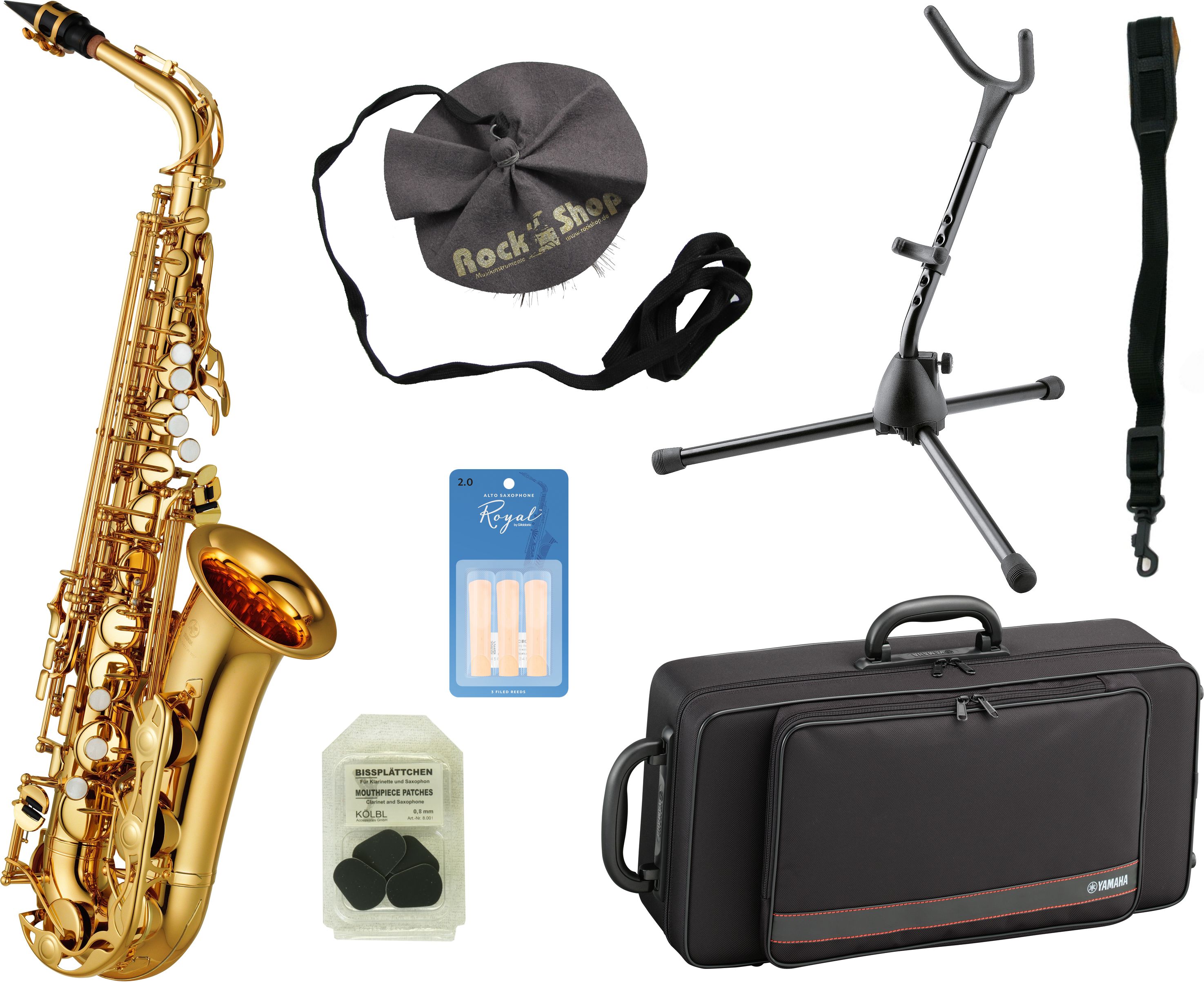Yamaha YAS-280 Alt-Saxophon Starterset