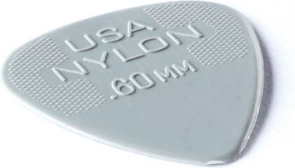 Dunlop nylon pick 0,60mm light grey 44R60  – Bild 2