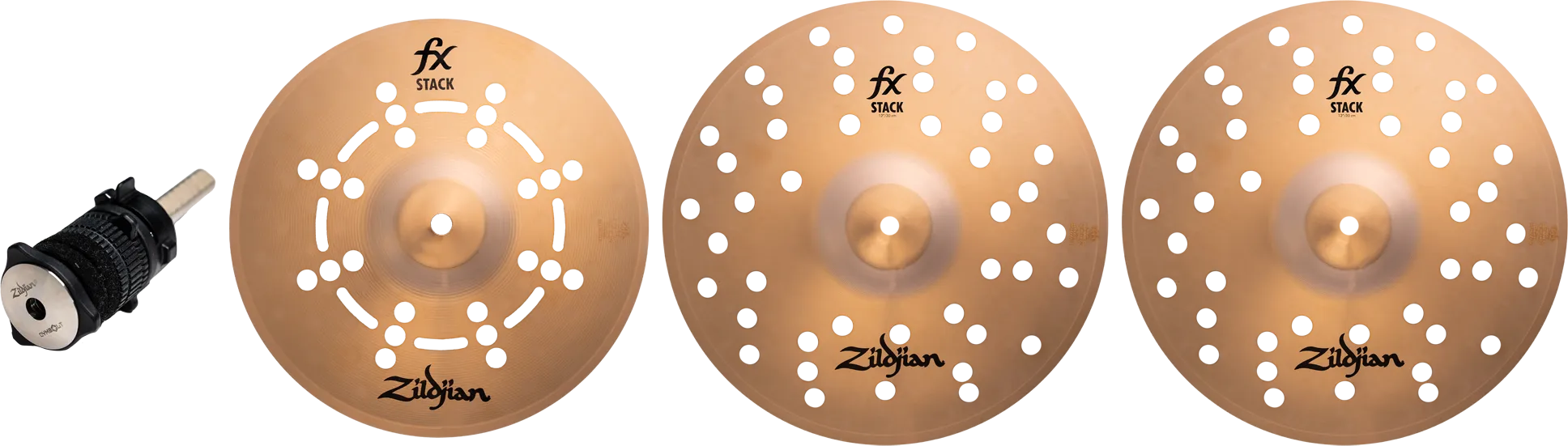 Zildjian ZIFXSTK12 FX Stack Becken 12" inkl. Cymbolt (B-Ware) – Bild 2