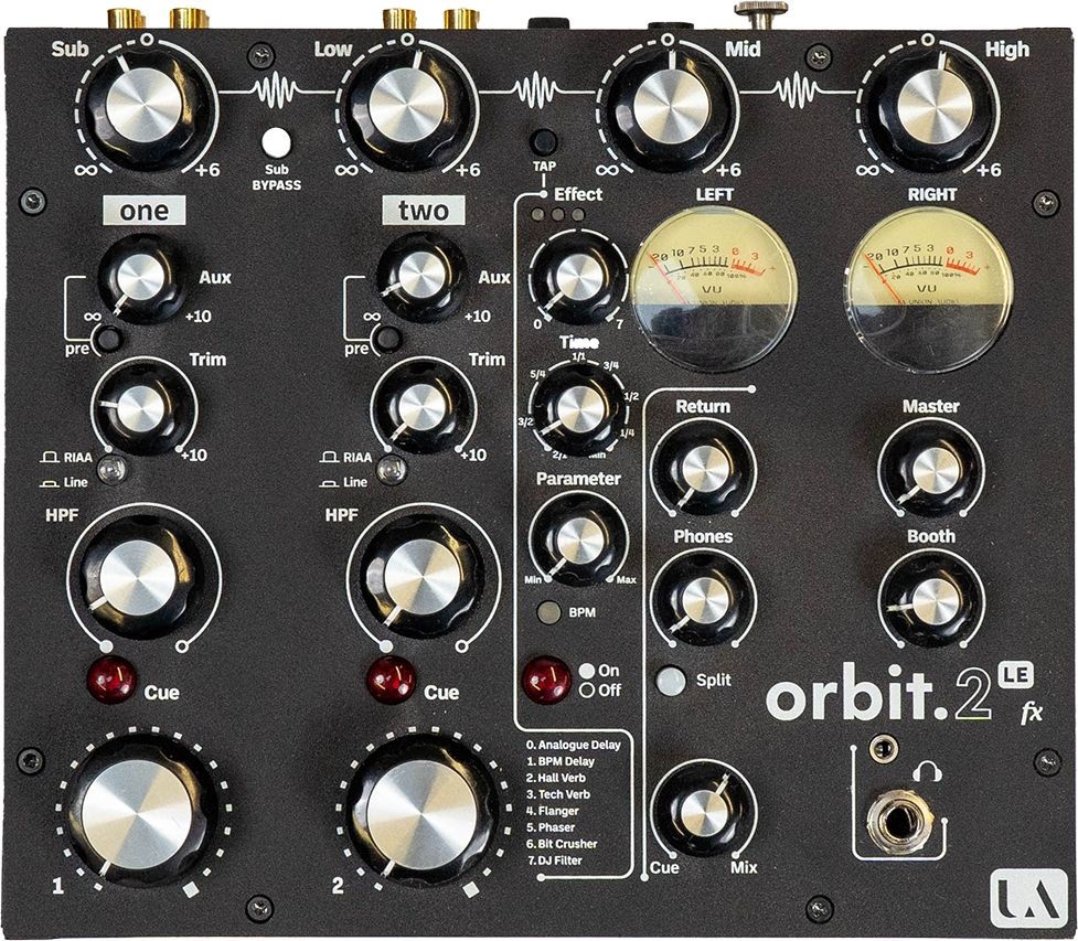 Union Audio ORBIT.2 LE FX 2-Kanal Rotary Desktop Mixer