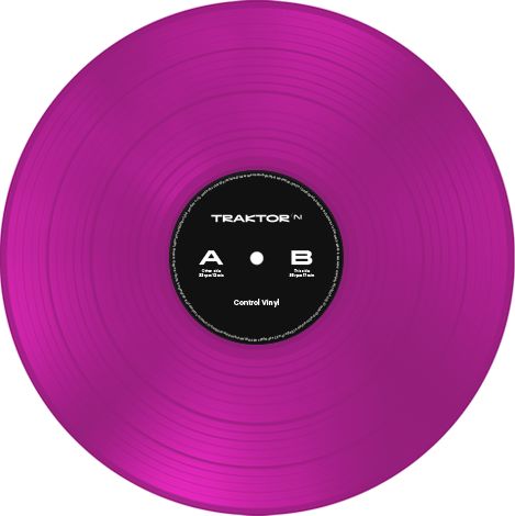 Native Instruments Traktor Control Vinyl MK2, Neon Pink Native Instruments Traktor Control Vinyl MK2, Neon Pink