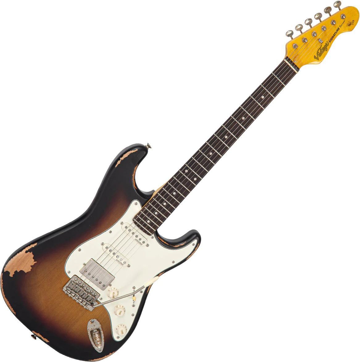 Vintage V6HMRPR Icon Series Distressed Sunset Sunburst (Retoure) – Bild 3