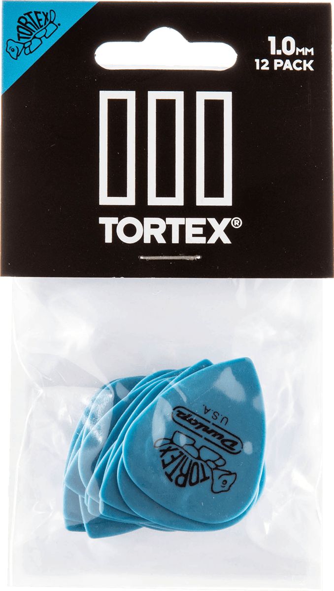 Dunlop Tortex TIII Plektren 1,00mm blau 462P100 12er Pack