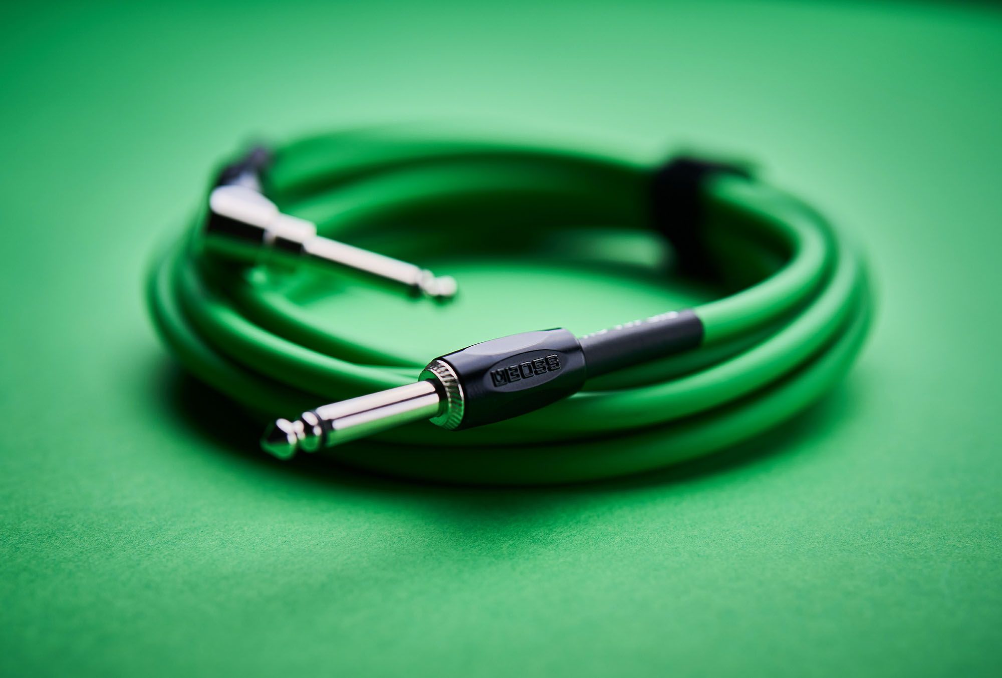 Boss Kabel BIC-10A-GN winkel/gerade Green 3m – Bild 3