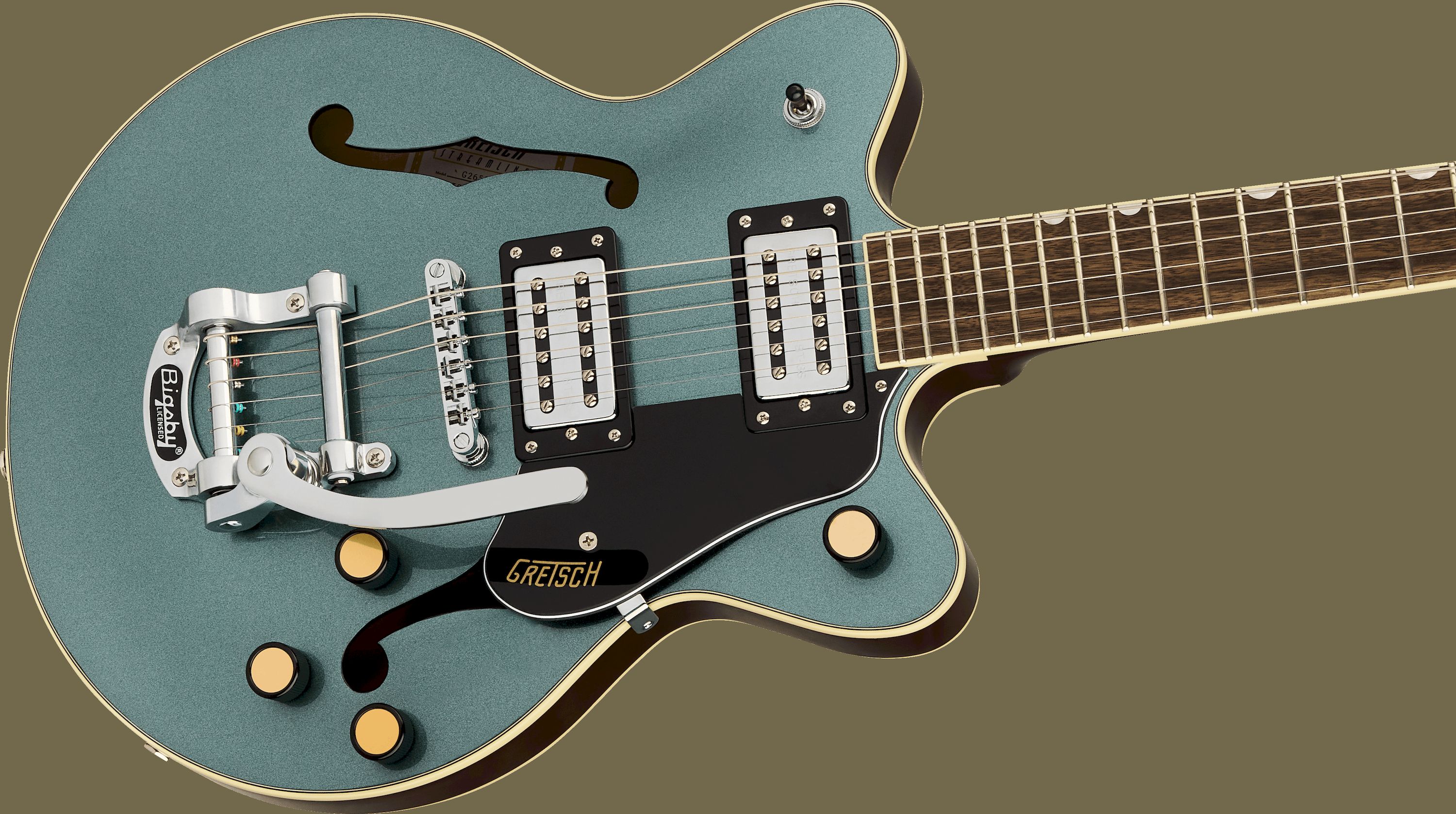 Gretsch G2655T Streamliner Centre Block Jr. Double Cut with Bigsby Gunmetal – Bild 3
