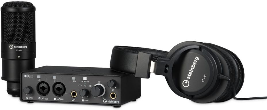 Steinberg IXO12 USB-C Recording Pack - Black