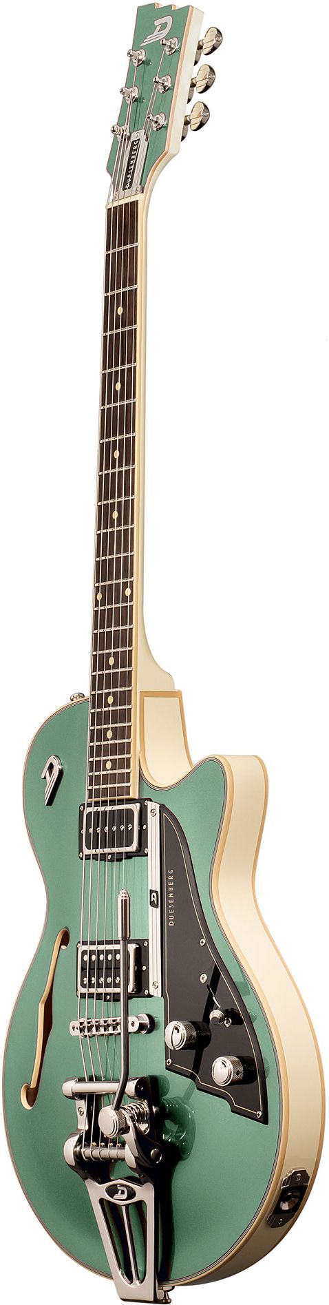Duesenberg Starplayer TV Duo-Tone Harbor Green & White – Bild 3