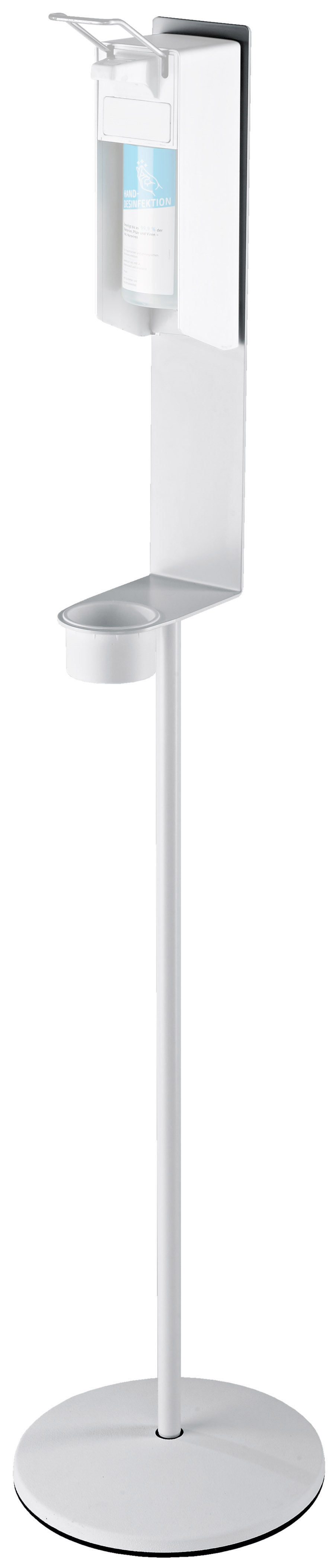 K&M 80320 Disinfectant stand for Euro dispenser pure white K&M 80320 Disinfectant stand for Euro dispenser pure white